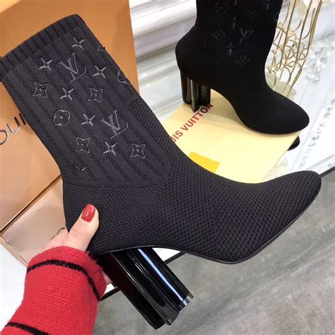 lv sock boot|louis vuitton sparkly ankle boots.